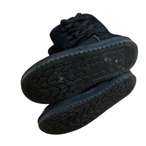 Koolaburra by Ugg Kids Victoria Tall Boot Black Size 2 - Picture 5 of 6